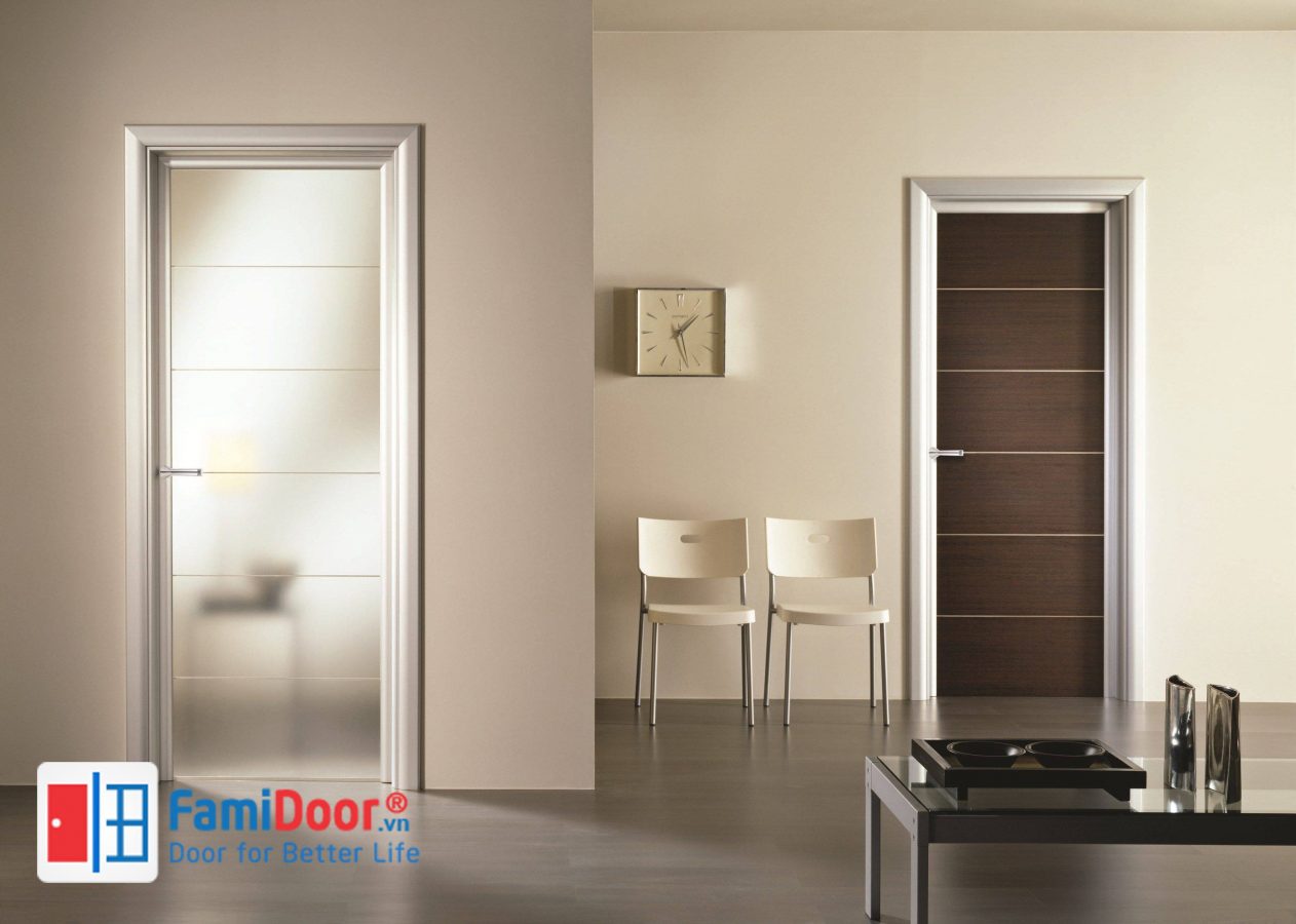 CỬA GỖ MDF MELAMINE M1R4 tại Showroom Famidoor 0886.500.500