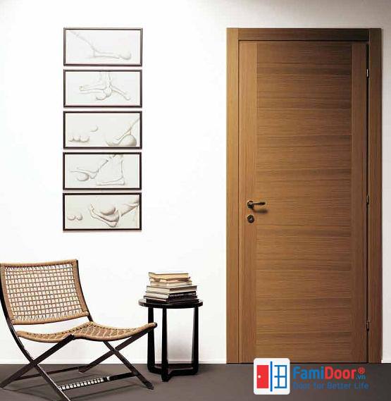 CỬA GỖ TỰ NHIÊN 06A tại Showroom Famidoor 0828.400.400