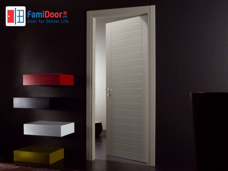 CỬA GỖ TỰ NHIÊN 06A tại Showroom Famidoor 0828.400.400