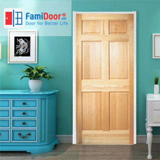 CỬA GỖ TỰ NHIÊN 06A tại Showroom Famidoor 0828.400.400