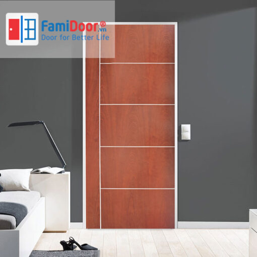 CỬA GỖ MDF VENEER P1R5 tại Showroom Famidoor 0828.400.400