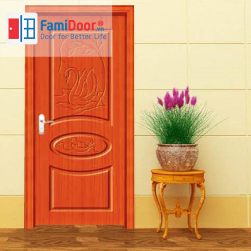 Cửa gỗ cao cấp PVC 1168 ở Showroom Famidoor 0824.400.400