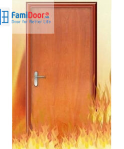 Cửa gỗ chống cháy ở Showroom Famidoor 0886.500.500