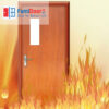 Cửa gỗ chống cháy ô kính ở Showroom Famidoor 0818.400.400