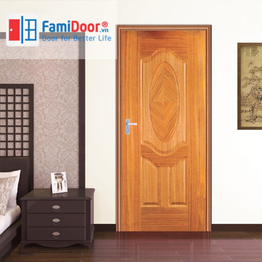 Cửa gỗ tự nhiên 3A-Teak tại Showroom Famidoor 0818.400.400