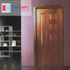 Cửa gỗ HDF VENEER 6B-Old tại Showroom Famidoor 0818.400.400