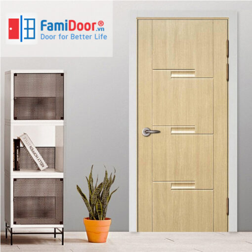 Cửa nhựa Composite KOS.111-MQ808-1 ở Showroom Famidoor 0818.400.400