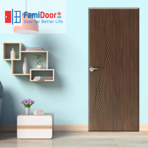 Cửa nhựa ABS Hàn Quốc KOS.305-W0901 ở Showroom Famidoor 0824.400.400