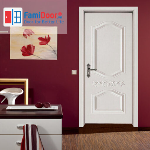 Cửa gỗ cao cấp PVC 3037 ở Showroom Famidoor 0886.500.500