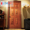 Cửa gỗ HDF VENEER 022 tại Showroom Famidoor 0818.400.400