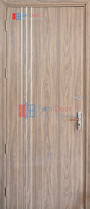 Cửa gỗ công nghiệp MDF Veneer MDF.VP1R3N-ME-23029