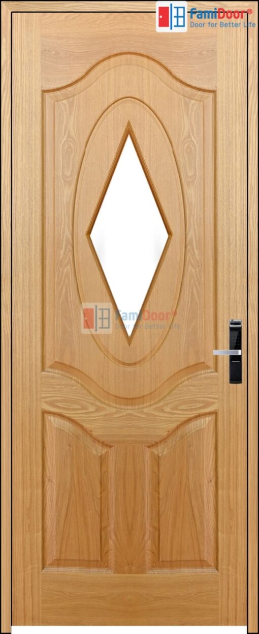 Cửa Gỗ HDF Veneer 3AG1-oak FMD