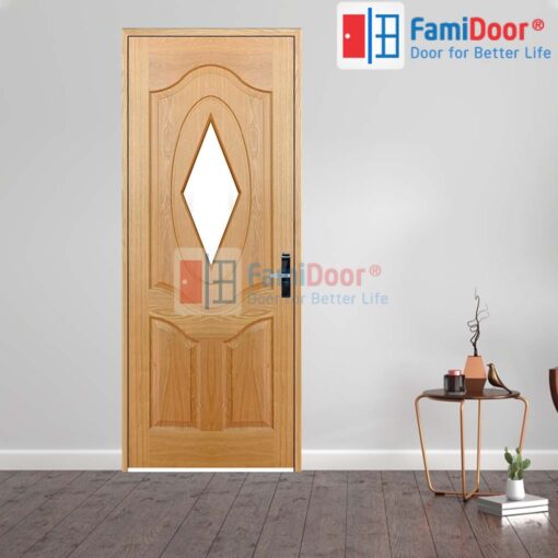 Cửa Gỗ HDF Veneer 3AG1-oak FMD