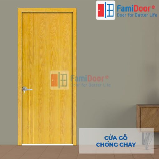 Cửa Gỗ Chống Cháy MDF Veneer P1R2 ash FMD