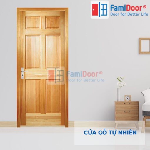 Cửa Gỗ Tự Nhiên 6A Ash sang FMD