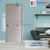 Cửa Thép Chống Cháy P1 xam trang dung cui cho hoi thuy luc FMD
