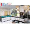 Nội thất nhà bếp chữ L hiện đại Nội thất nhà bếp chữ L hiện đại