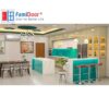 Nội thất nhà bếp kiểu châu Âu có bar mini Nội thất nhà bếp kiểu châu Âu có bar mini