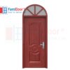 Cửa thép vân gỗ dạng vòm TVGVom-SGD-9