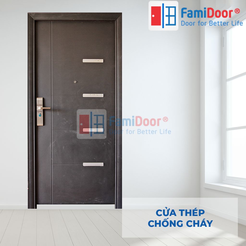 Các dòng cửa thép chống cháy phổ biến trên thị trường hiện nay