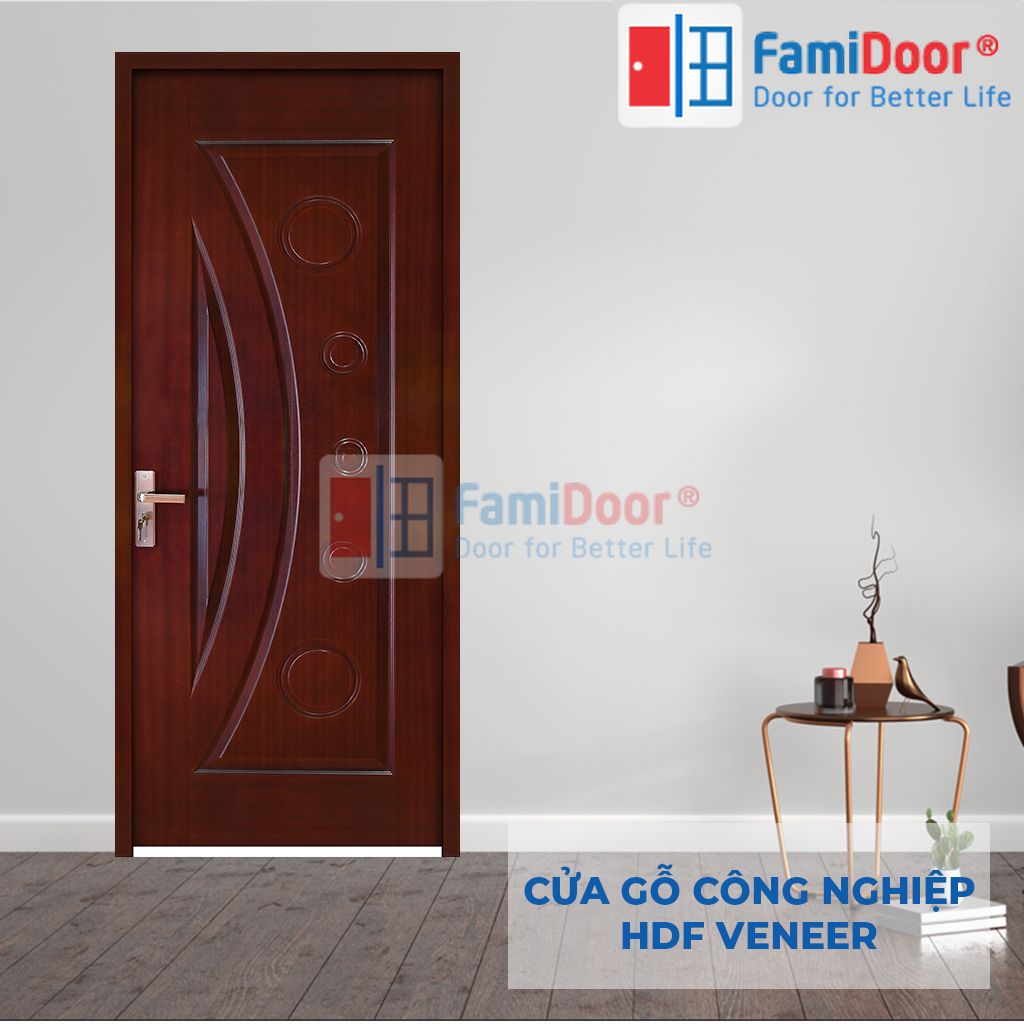 Báo giá cửa gỗ HDF Veneer