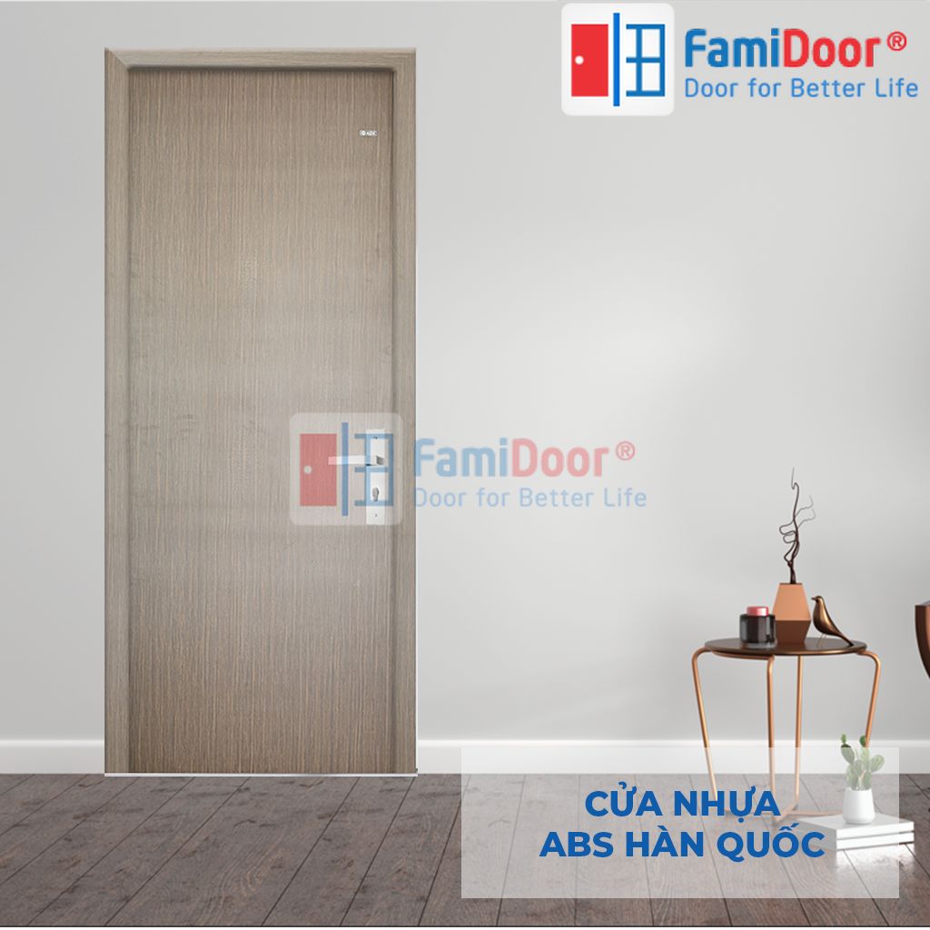 Cửa nhựa ABS Hàn Quốc KOS trơn