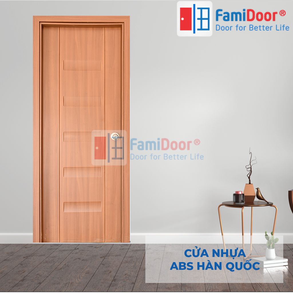 Cửa nhựa ABS Hàn Quốc KOS hoa văn