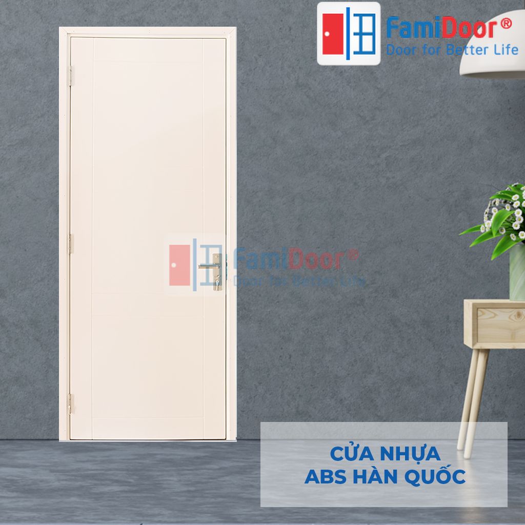 Cửa nhựa ABS Hàn Quốc KOS trơn