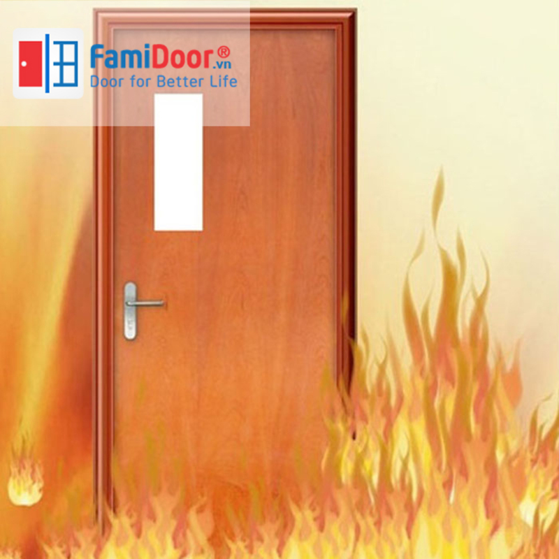 cửa gỗ chống cháy 3