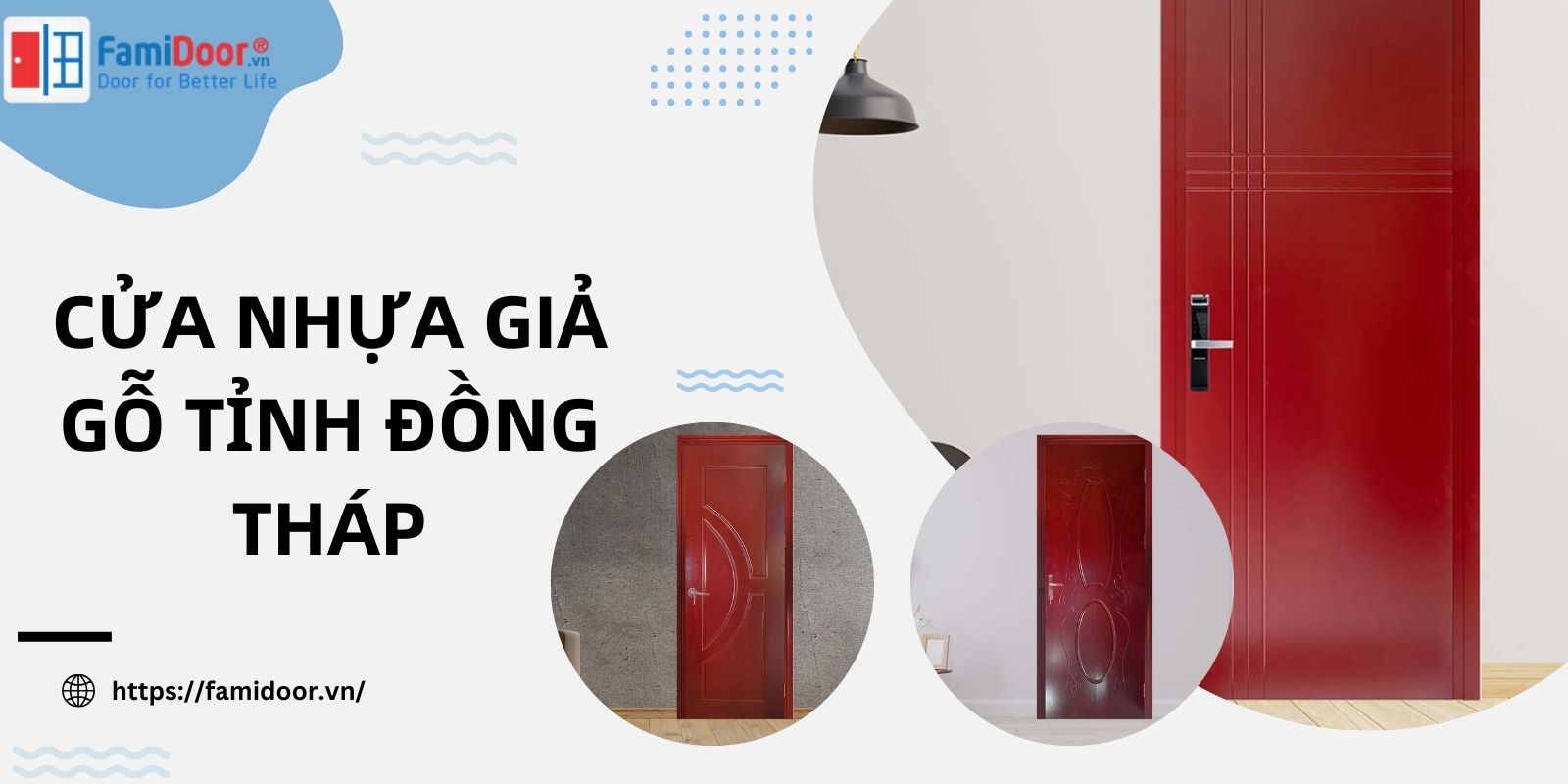 Cửa nhựa giả gỗ tỉnh Đồng Tháp