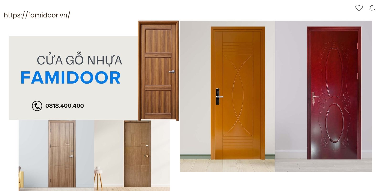 Lựa chọn Famidoor khi mua cửa nhựa gỗ