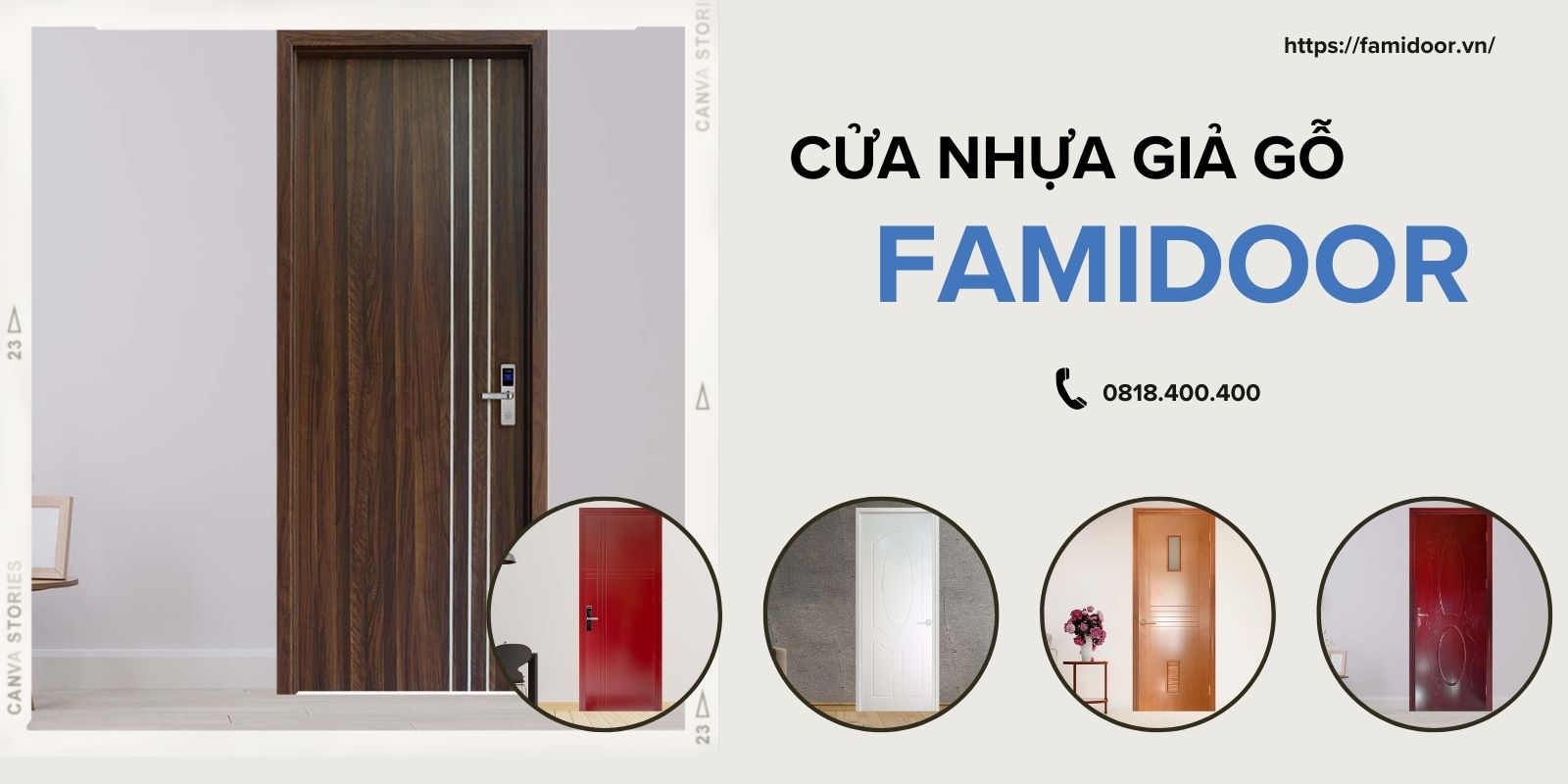 Mua cửa nhựa giả vân gỗ chất lượng