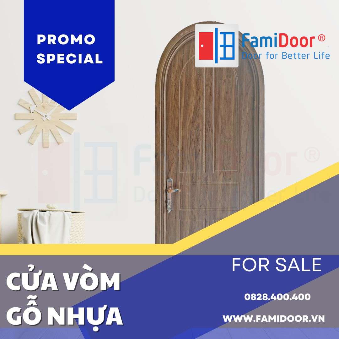 Cửa Vòm Gỗ Nhựa Composite: Không Gian Cổ Điển