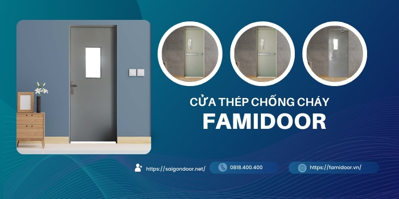 Điểm khác biệt cơ bản của cửa thép chống cháy