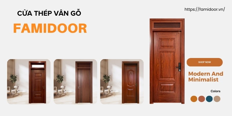 Cửa Thép Vân Gỗ Bình Dương - Ưu Nhược Điểm Của Sản Phẩm Bảng báo giá cửa thép vân gỗ Bình Dương hiện nay