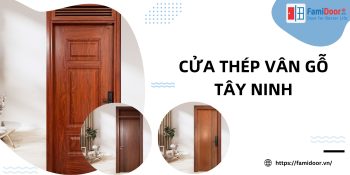 cửa thép vân gỗ Tây Ninh 