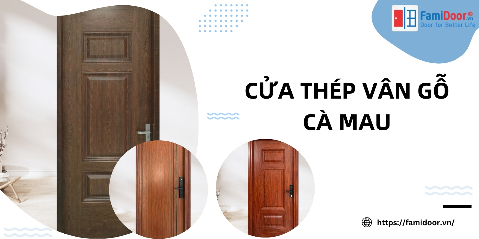 cửa thép vân gỗ Cà Mau