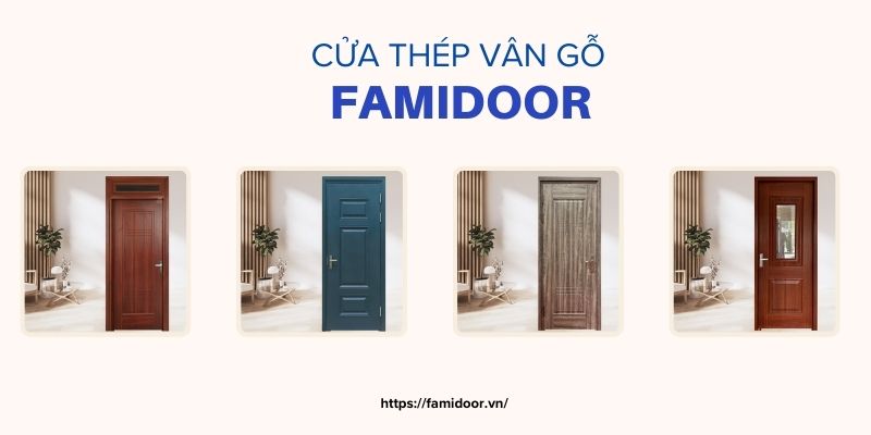 Cửa thép vân gỗ có tính thẩm mỹ rất cao khi lắp đặt