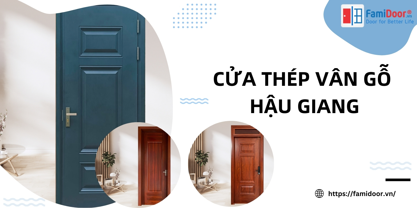 cửa thép vân gỗ Hậu Giang