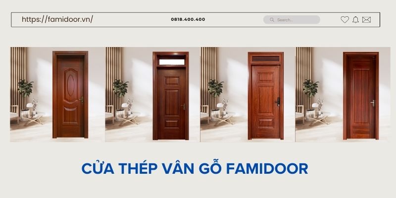 Địa chỉ mua cửa thép vân gỗ Cà Mau chất lượng nhất hiện nay