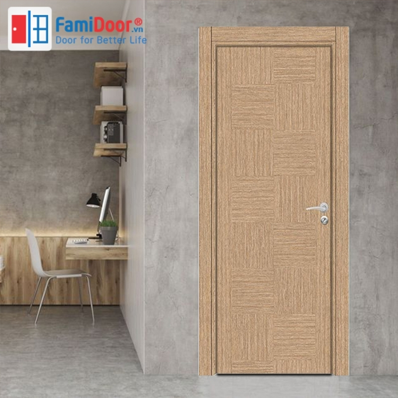 Cửa MDF phủ Melamine có độ bền bỉ cao
