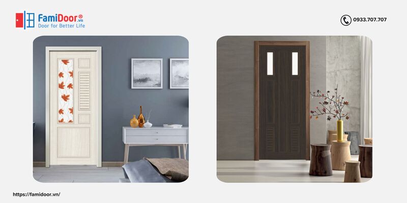 Các mẫu cửa nhựa Malaysia lắp đặt cho căn hộ chung cư