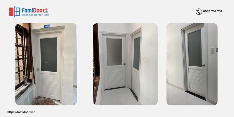 Cửa nhựa Malaysia thuộc dòng cửa phân khúc giá rẻ