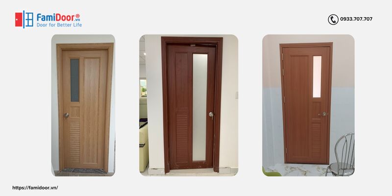 Cửa nhựa giá rẻ dễ tiếp cận với nhiều loại công trình