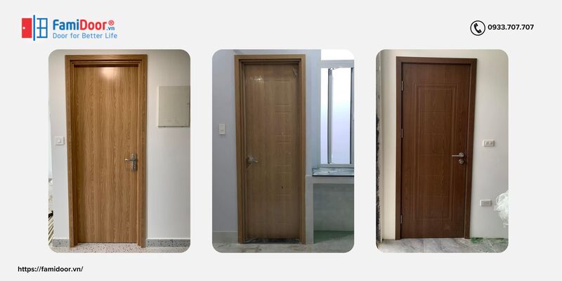 Cửa nhựa gỗ Sungyu sản xuất theo công nghệ mới của Hàn Quốc