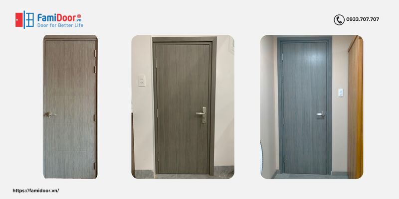 Mẫu cửa nhựa composite giá tốt dòng B