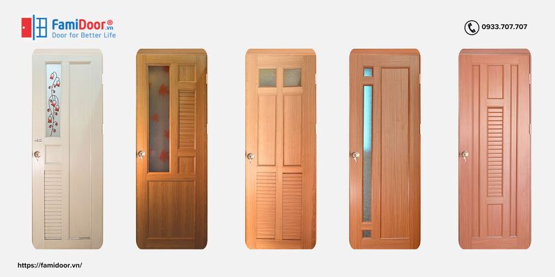 Một số mẫu cửa nhựa giá tốt được ưa chuộng nhất