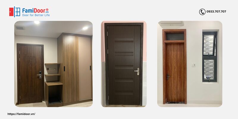 Thành phần nhựa PVC giúp cửa gỗ Sungyu có khả năng chống nước